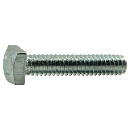 Midwest Fastener Square Head Bolt, Steel, Grade 2, Zinc Plated, 1/4"-20 Thread Size, 1-1/4" Lg, 12 PK 39742